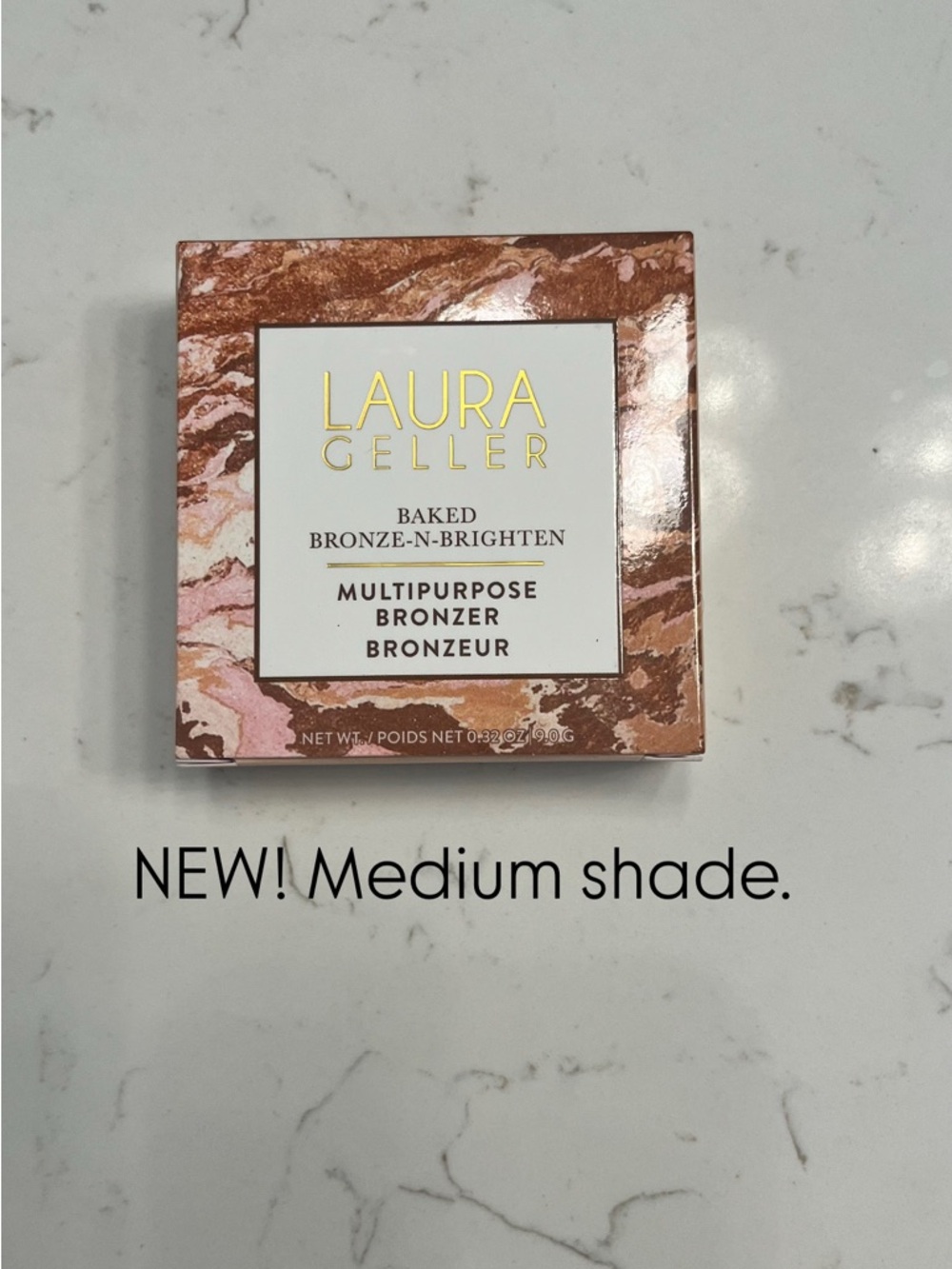 NEW! Laura Geller Baked Bronze-n-Brighten Multipurpose Bronzer in Medium